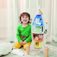 Classic World world houten bouw raket, 51dlg. - thumbnail