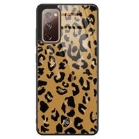 Samsung Galaxy S20 FE glazen hardcase - Jungle wildcat - thumbnail