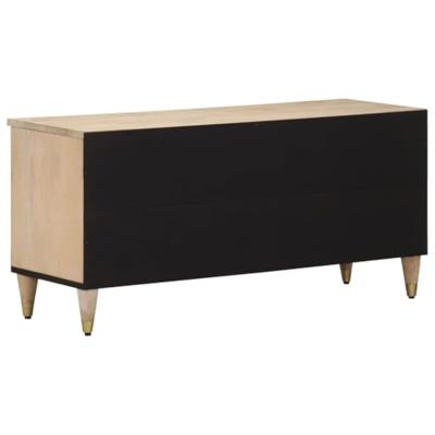Tv-meubel 100x33x46 cm massief mangohout