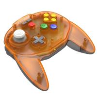Tribute 64 2.4 GHz Wireless Controller (Orange Hawk) (Retro-bit) - thumbnail