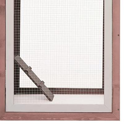 VidaXL Kippenhok 170x81x110 cm massief grenen- en vurenhout mokka