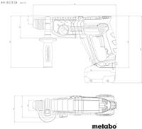 Metabo KH 18 LTX 24 SDS-Plus-Accu-combihamer 18 V 4.0 Ah - thumbnail