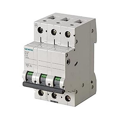 Zekeringautomaat 3-polig 16 A 400 V Siemens 5SL63166 Zekeringautomaat 3-polig 16 A 400 V Siemens 5SL63166