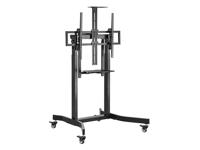 Equip Vloerstandaard 55-100 inch / 1TFT 120 kg 1 plank zwart - thumbnail