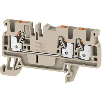 Weidmüller 1521740000 Doorgangsklem 5.1 mm Spanveer Grijs 100 stuk(s)