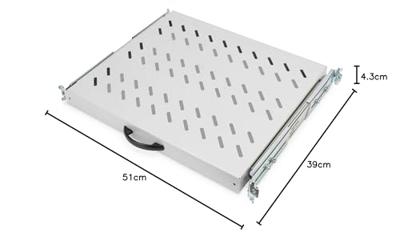 Digitus Sliding Shelf for 600mm depth Cabinets - [DN-19 TRAY-2-600]