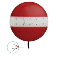 ProPlus achterlicht 12/24V 3 functies 14 cm led rood in blister - thumbnail