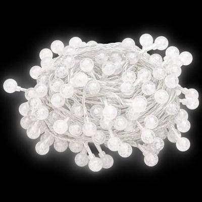 Lichtsnoer met 400 LED's 8 functies koudwit 40 m - thumbnail