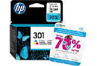 HP 301 Origineel Cyaan, Magenta, Geel 1 stuk(s) - thumbnail