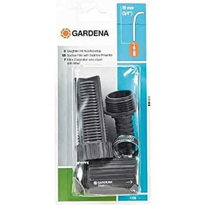 Gardena Aanzuigfilter 3/4" met Terugslagklep - Bescherming voor Tuinpompen 19mm Slang