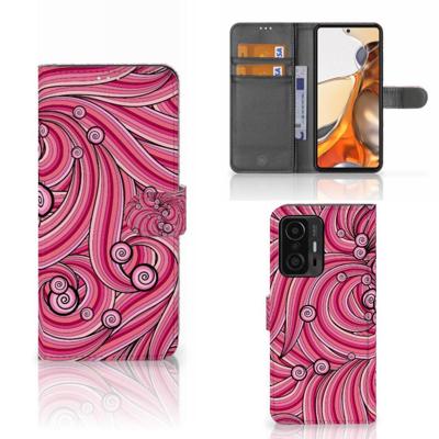 Xiaomi 11T | 11T Pro Hoesje Swirl Pink Xiaomi 11T | 11T Pro Hoesje Swirl Pink