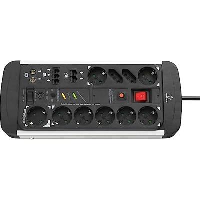 Renkforce 1015A-CMB-SXMS Master/slave-stekkerdoos 10-voudig Zwart, Aluminium Randaarde stekker 1 stuk(s) Renkforce 1015A-CMB-SXMS Master/slave-stekkerdoos 10-voudig Zwart, Aluminium Randaarde stekker 1 stuk(s)