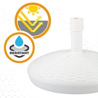 Voet voor Parasol Aktive 58 x 35 x 58 cm Wit Plastic - thumbnail