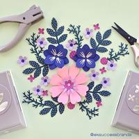EK Tools • craft punch large confetti hydrangea - thumbnail