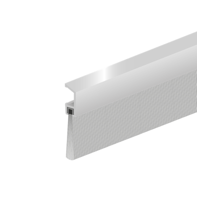 Ellen borstelstrip - IBS - 2200 mm - aluminium