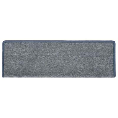 Trapmatten 30 st 65x21x4 cm lichtgrijs en blauw met rechthoekige rand