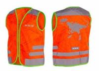 Wowow Reflectievest kids nutty jacket maat m oranje - thumbnail