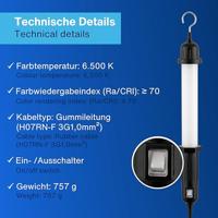 REV 0090960505 LED-handlamp 7 W Energielabel 2021 n.v.t. - thumbnail