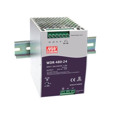 MEAN WELL WDR-480-24 DIN-rail netvoeding 24 V/DC 20 A 480 W Aantal uitgangen:1 x Inhoud 1 stuk(s) MEAN WELL WDR-480-24 DIN-rail netvoeding 24 V/DC 20 A 480 W Aantal uitgangen:1 x Inhoud 1 stuk(s)