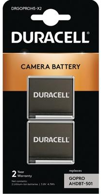 2x GoPro Hero 5, 6, 7 accu AHDBT-501 (Duracell) 2x GoPro Hero 5, 6, 7 accu AHDBT-501 (Duracell)