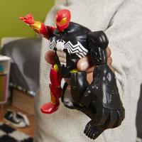 MixMashers Iron Spider Deluxe, 12 cm aanpasbaar beeldje om te mixen en matchen met accessoires, Marvel, vanaf 4 jaar - thumbnail