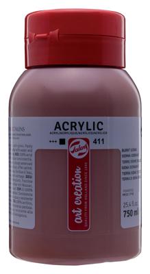 Royal Talens Talens Art Creation Acrylverf Pot 750 ml - Sienna Gebrand 411