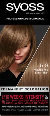 Syoss Permanent Coloration Haarverf - 6-8 Donkerblond