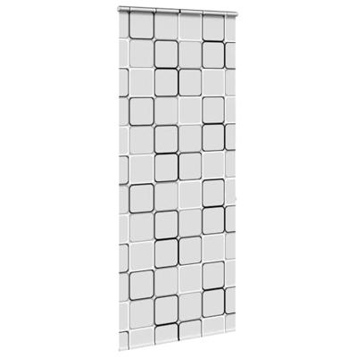 Doucherolgordijn met cassette 100x240 cm stofbreedte 96 cm