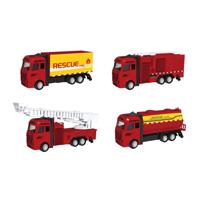 Lobbes Pull back truck rood - thumbnail