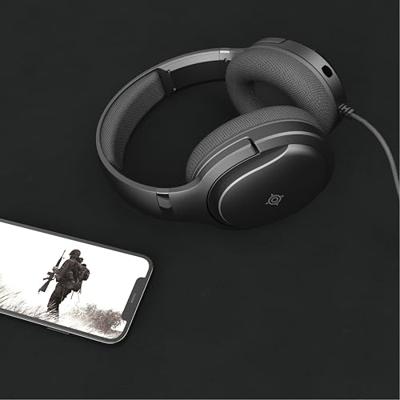 Bedrade gamingheadset - NOVA GAMING - Borealis - Afneembare microfoon - RGB LED - Zwart