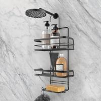Metaltex origin line doucherek 3 etages 23x12x38 cm zwart - thumbnail