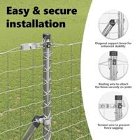 VidaXL Hek met paal zilver 1,5 x 10 m staal en pvc - thumbnail