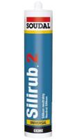 Soudal silirub 2 | siliconenkit | glanzend wit | 300 ml - 102066 - thumbnail