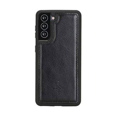 NorthLife - Samsung Galaxy S21 Plus - Backcover hoesje Echt Leer - Zwart NorthLife - Samsung Galaxy S21 Plus - Backcover hoesje Echt Leer - Zwart