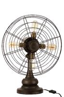 Lamp Ventilator Metaal Bruin - thumbnail