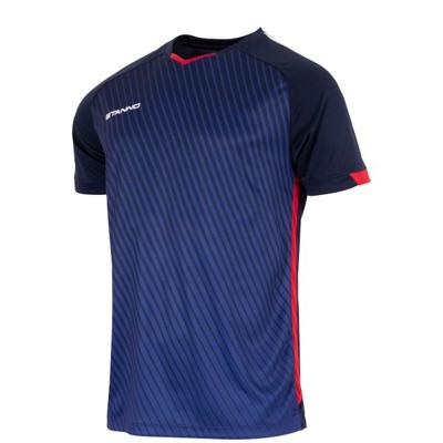 Stanno 410009 Volt Shirt - Navy-Red - 2XL Stanno 410009 Volt Shirt - Navy-Red - 2XL
