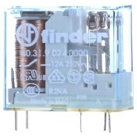 Finder 40.31.9.006.0000 Printrelais 6 V/DC 12 A 1x wisselcontact 1 stuk(s) - thumbnail