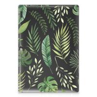 Lenovo Tab 10 | Tab 2 A10-30 | Siliconen hoesje | Leaves - thumbnail