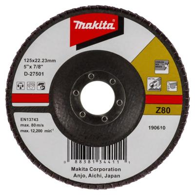 Makita Accessoires Lamellenschuursch. 125x22 K80 - D-27501