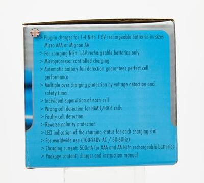 Ansmann Charger NiZn Batterijlader NiZn AAA (potlood), AA (penlite)