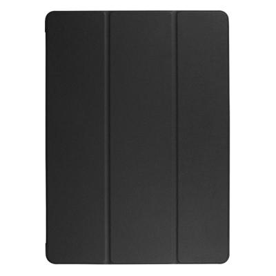 Custer Texture Horizontal Flip Smart Leather Case with 3-folding Holder for iPad Pro 12.9 inch with Sleep / Wake-up Function(Black)