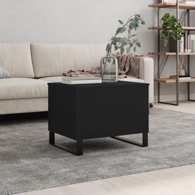 Salontafel 60x44,5x45 cm bewerkt hout zwart