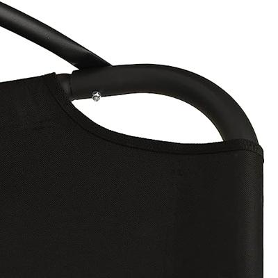 VidaXL Schommelstoel met kussen oxford-stof en staal crèmekleurig