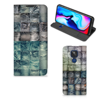 Hippe Standcase Motorola Moto G9 Play Spijkerbroeken - thumbnail