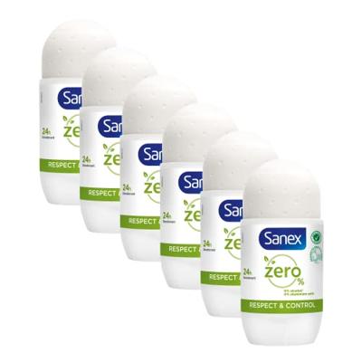 Sanex Sanex Zero 0% Respect & Control Deodorant Roller - 50 ml