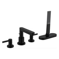 Badrandmengkraan Finoris HansGrohe 4-Gats Met SBox Mat Zwart - thumbnail