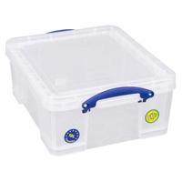 Really Useful Box opbergdoos 18 liter, transparant - thumbnail