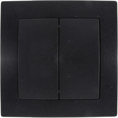 Enzo Benson inbouw schakelaar serie zwart - 4650035