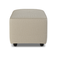 HKliving Vint hocker small Pure Ivory - thumbnail