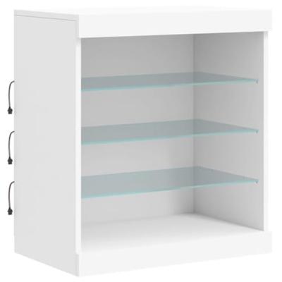 Dressoir met LED-verlichting 60,5x37x67 cm wit Dressoir met LED-verlichting 60,5x37x67 cm wit